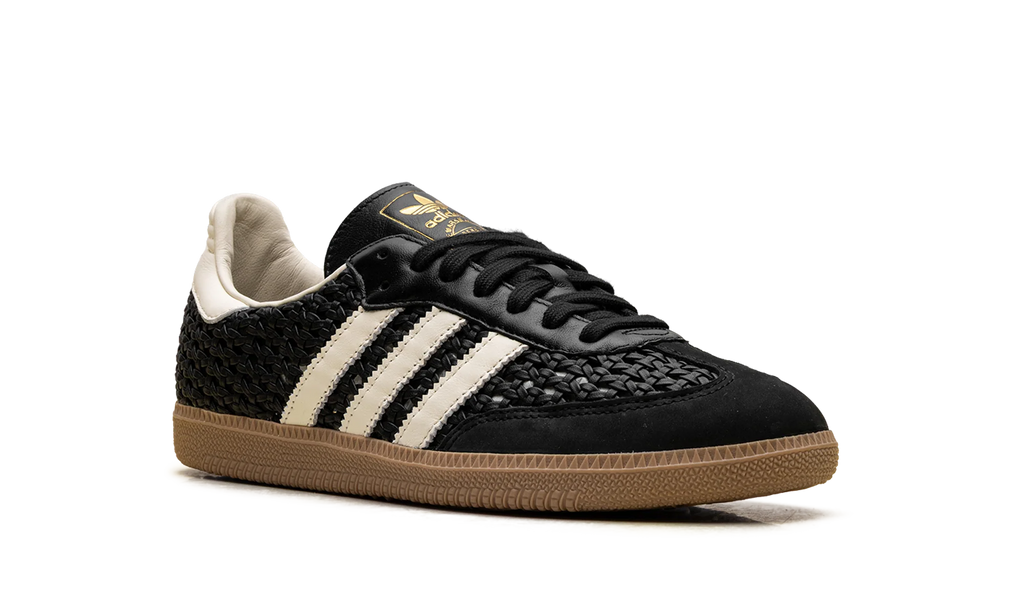 Samba OG WMNS "Basketweave Black Cream White" HQ9282