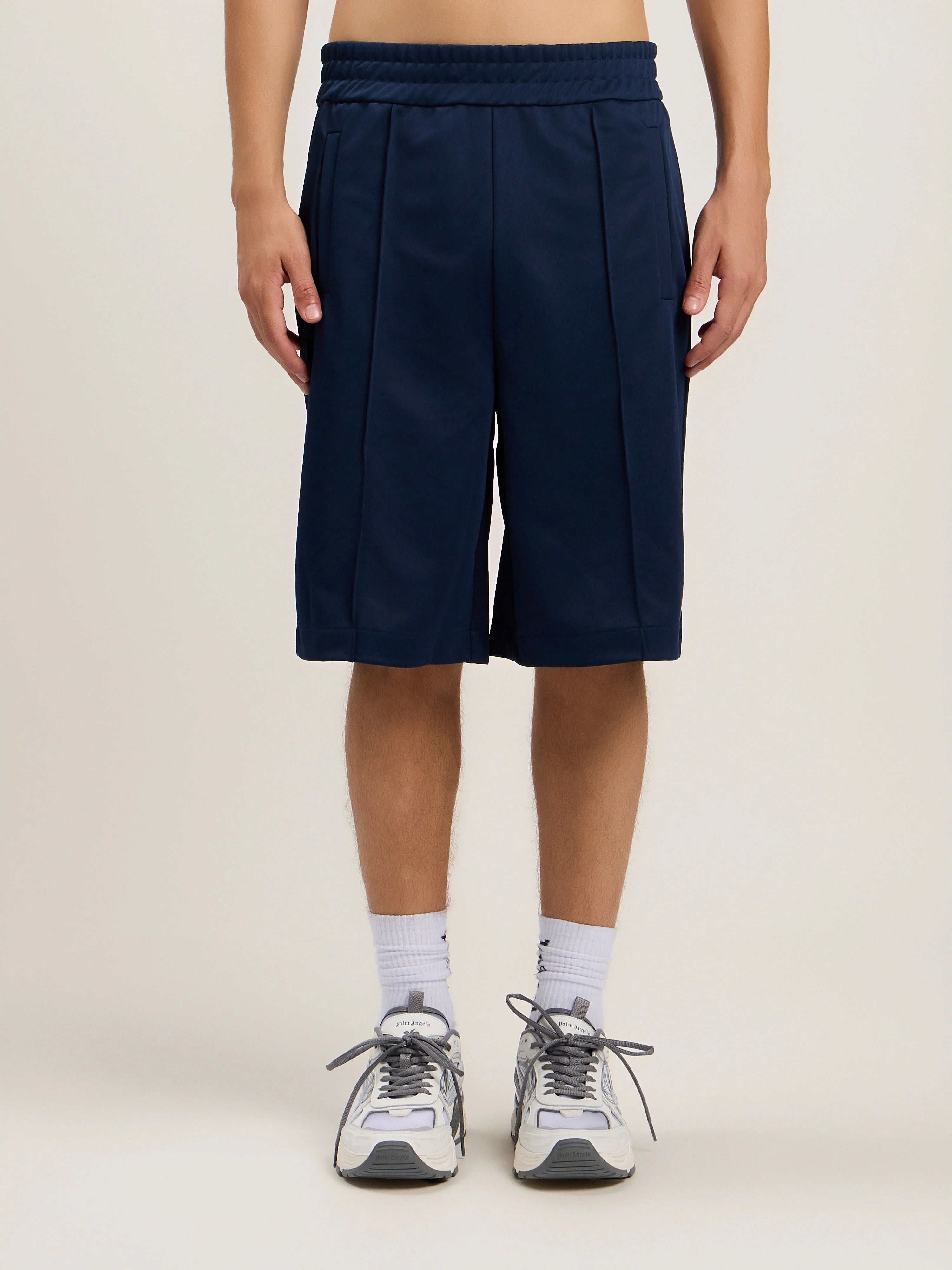 Back Curved Logo Track Shorts
