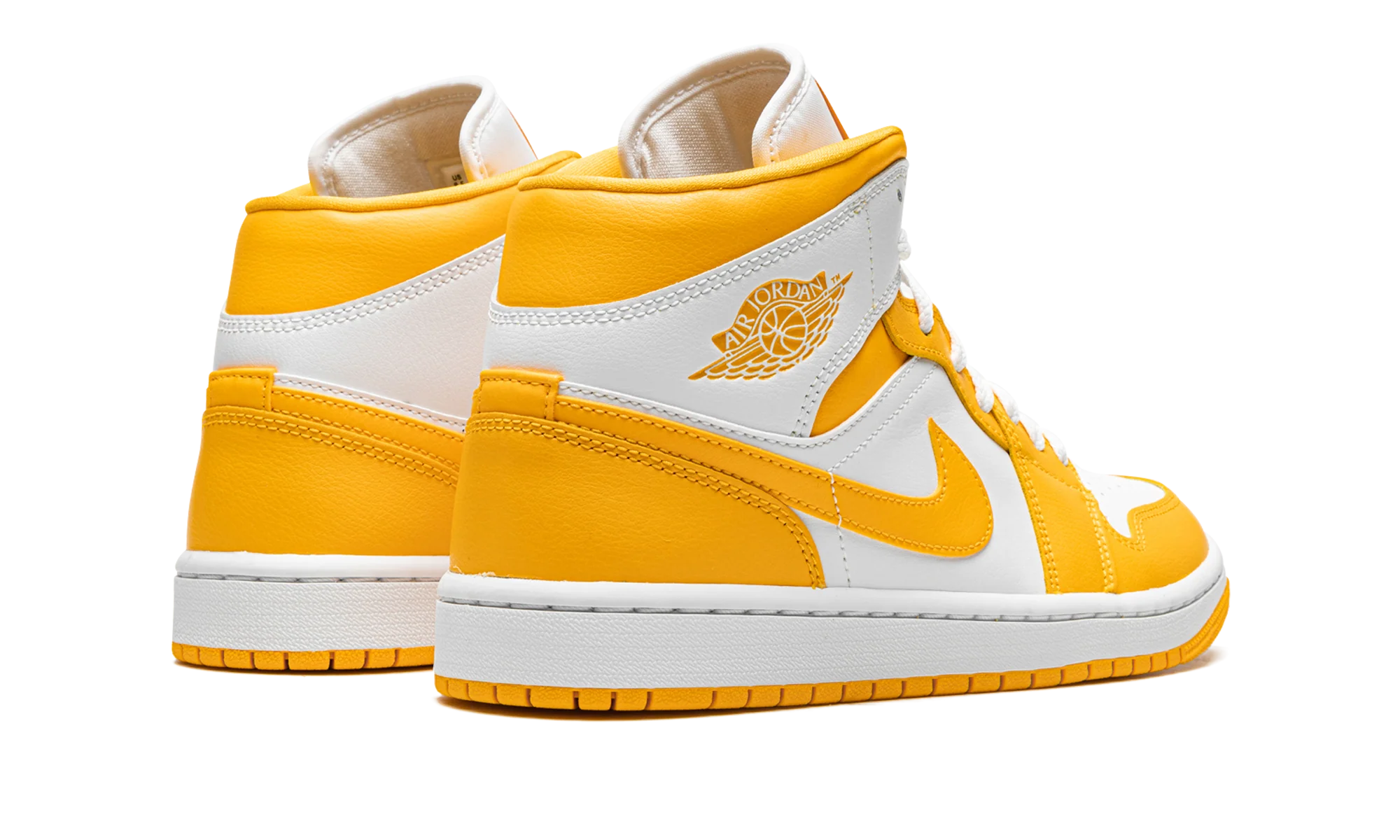 JORDAN 1 MID WMNS "White / University Gold" BQ6472 117