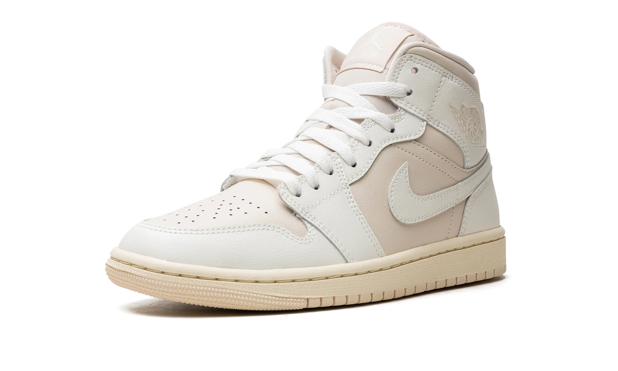 Air Jordan 1 WMNS "White / Light Tan" BQ6472 201