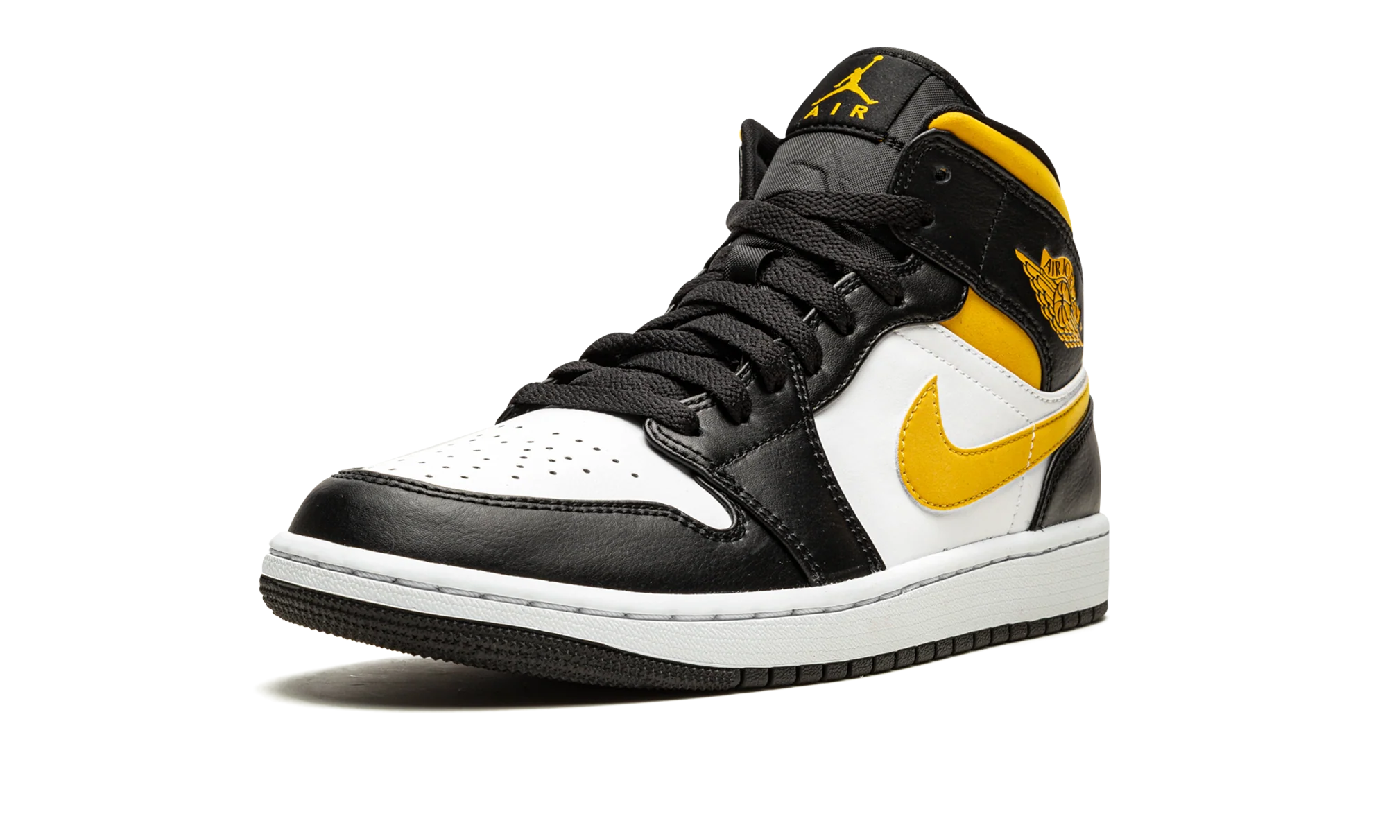 Air Jordan 1 Mid "White / Pollen / Black" 554724 177