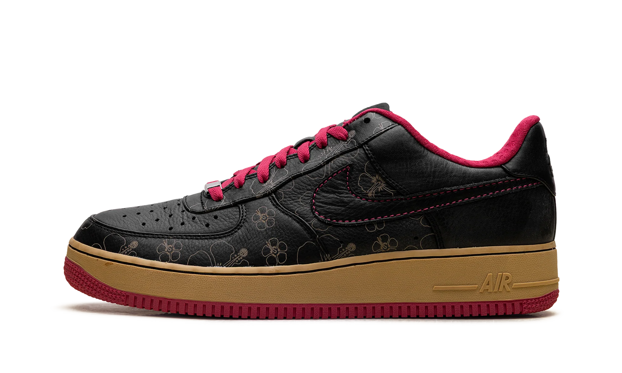 Air Force 1 Premium '07 "Black/Black-Cerise-Metallic Gold" 315180 001
