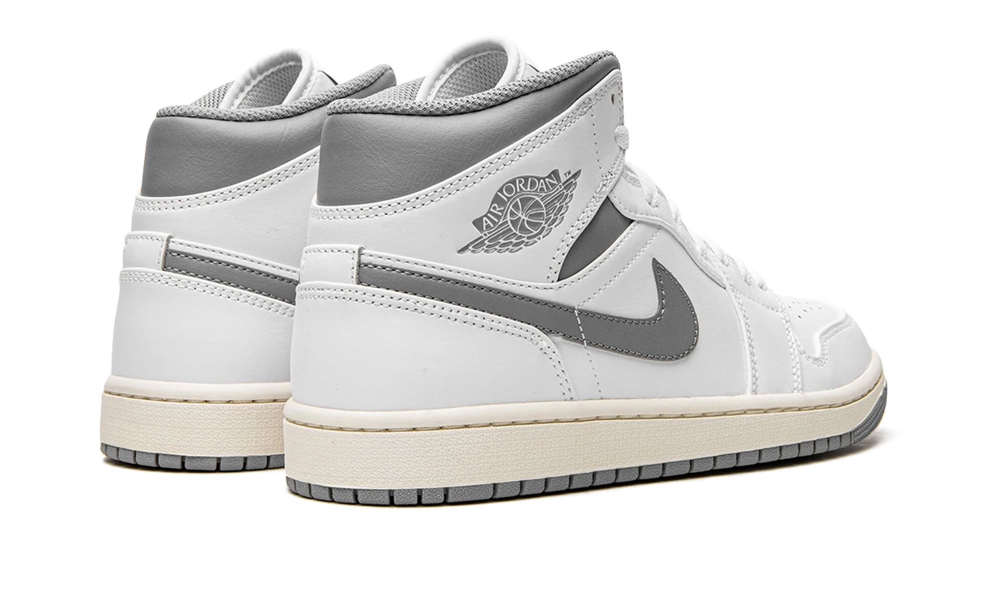 Air Jordan 1 Mid "White / Stealth Grey" 554724 135