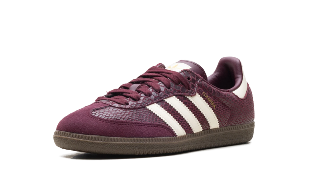 Samba OG WMNS "Snakeskin Maroon Cream White" IH3979
