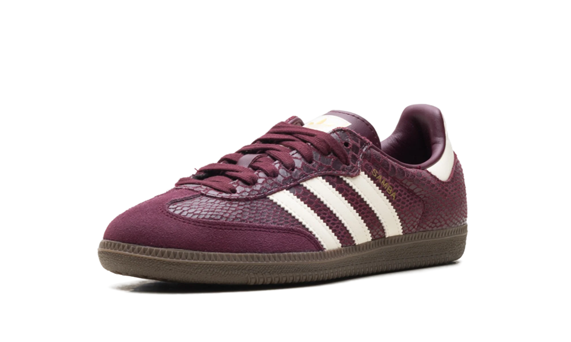 Samba OG WMNS "Snakeskin Maroon Cream White" IH3979
