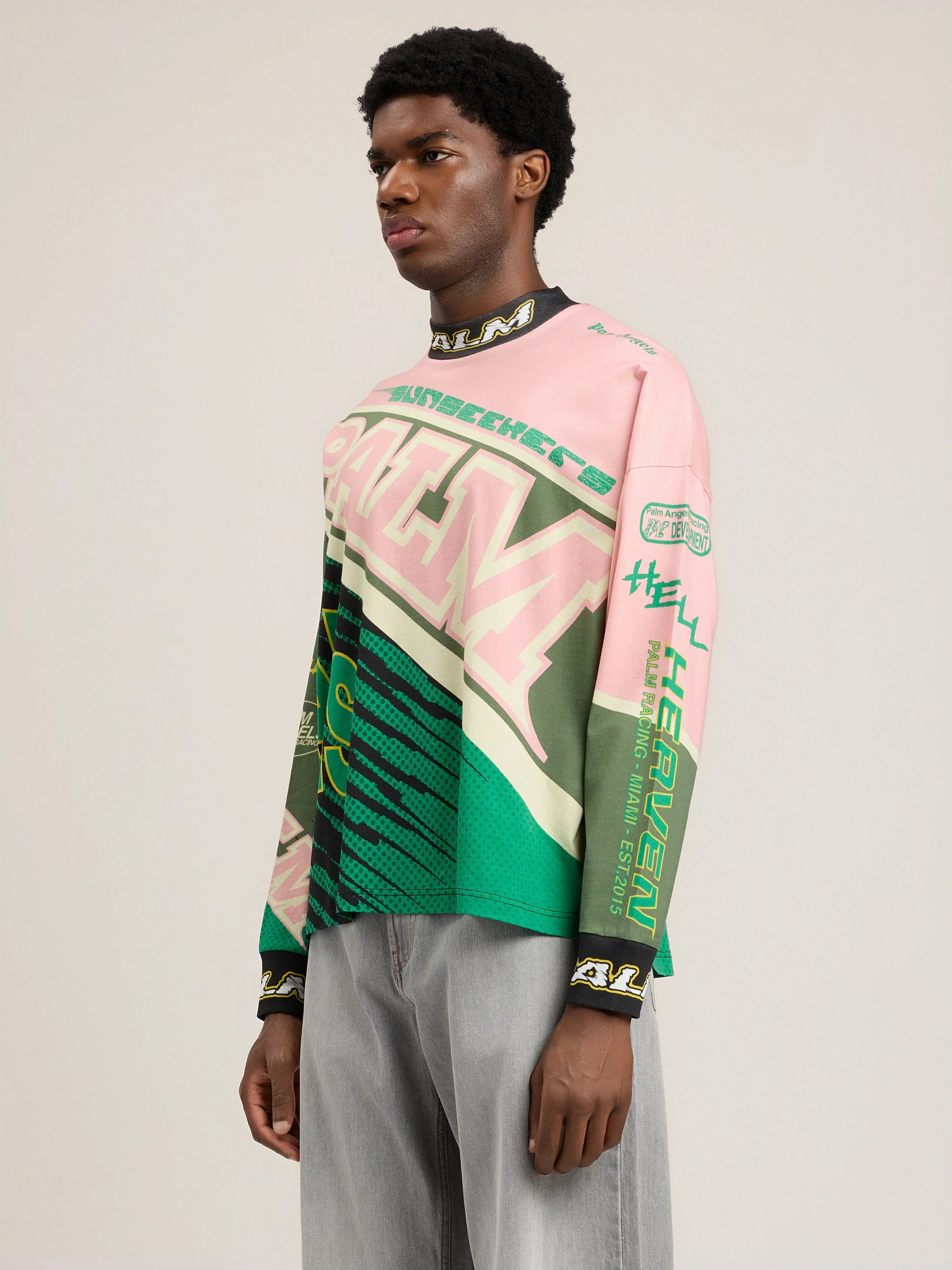 Racing Loose Long-Sleeved T-Shirt