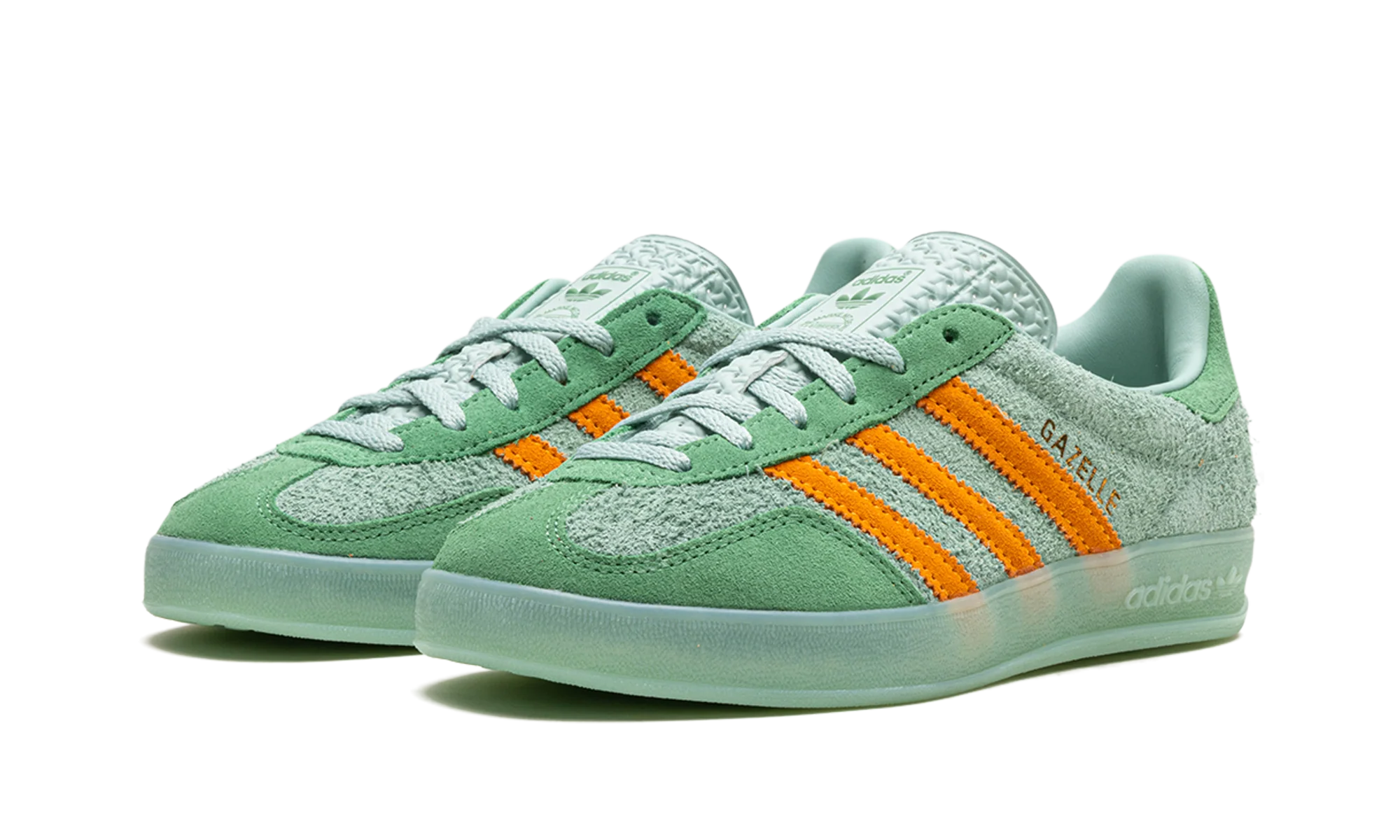 Gazelle Indoor WMNS "Hazy Green Crew Yellow" IG6783