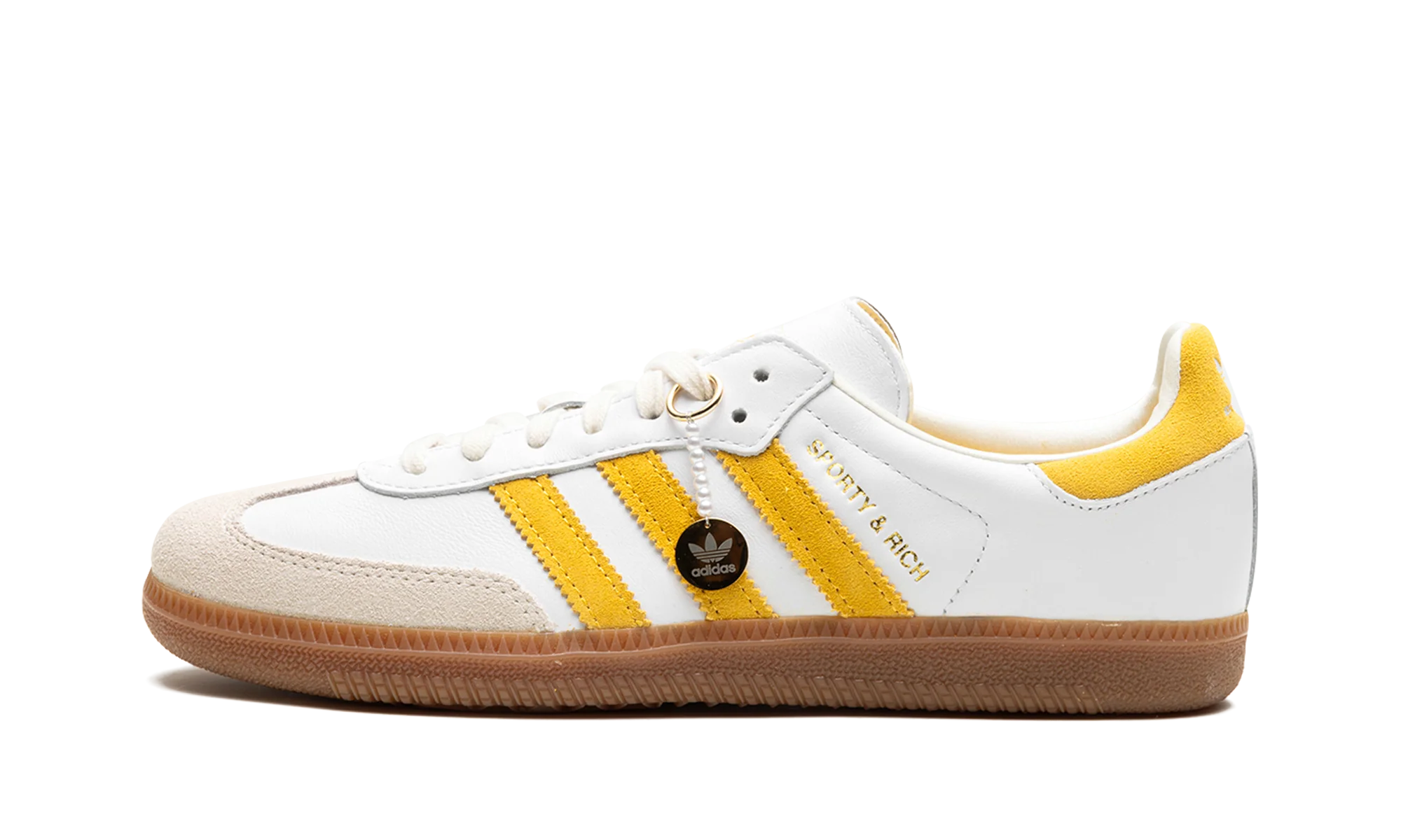 Samba OG "SPORTY & RICH - White Bold Gold" IF5661