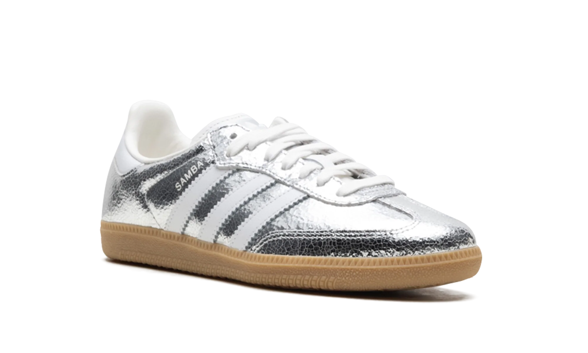 Samba OG WMNS "Silver Metallic Cracked Leather" JR0035