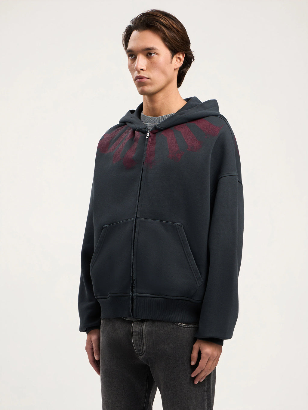 Big Neck Logo Zip Hoody
