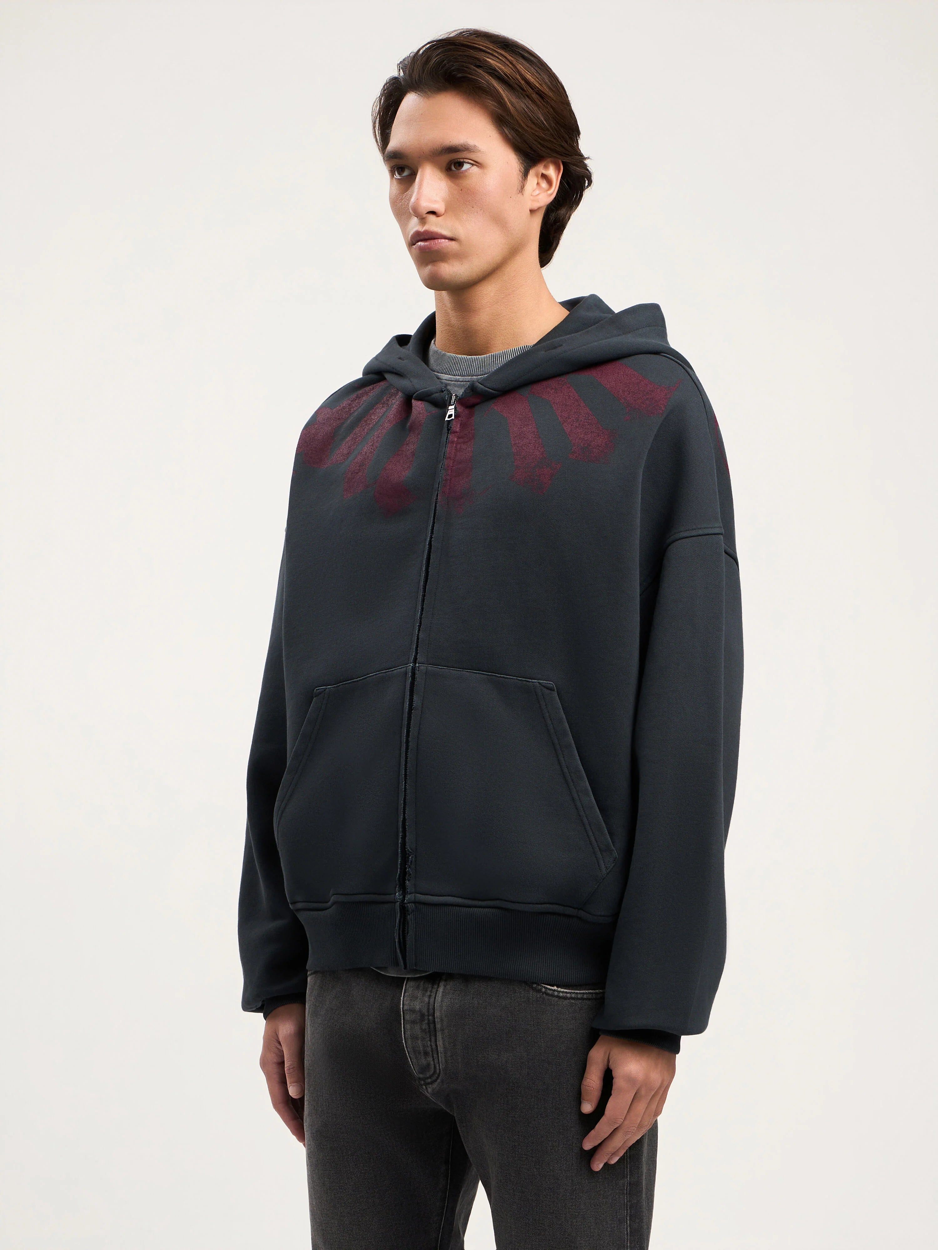 Big Neck Logo Zip Hoody