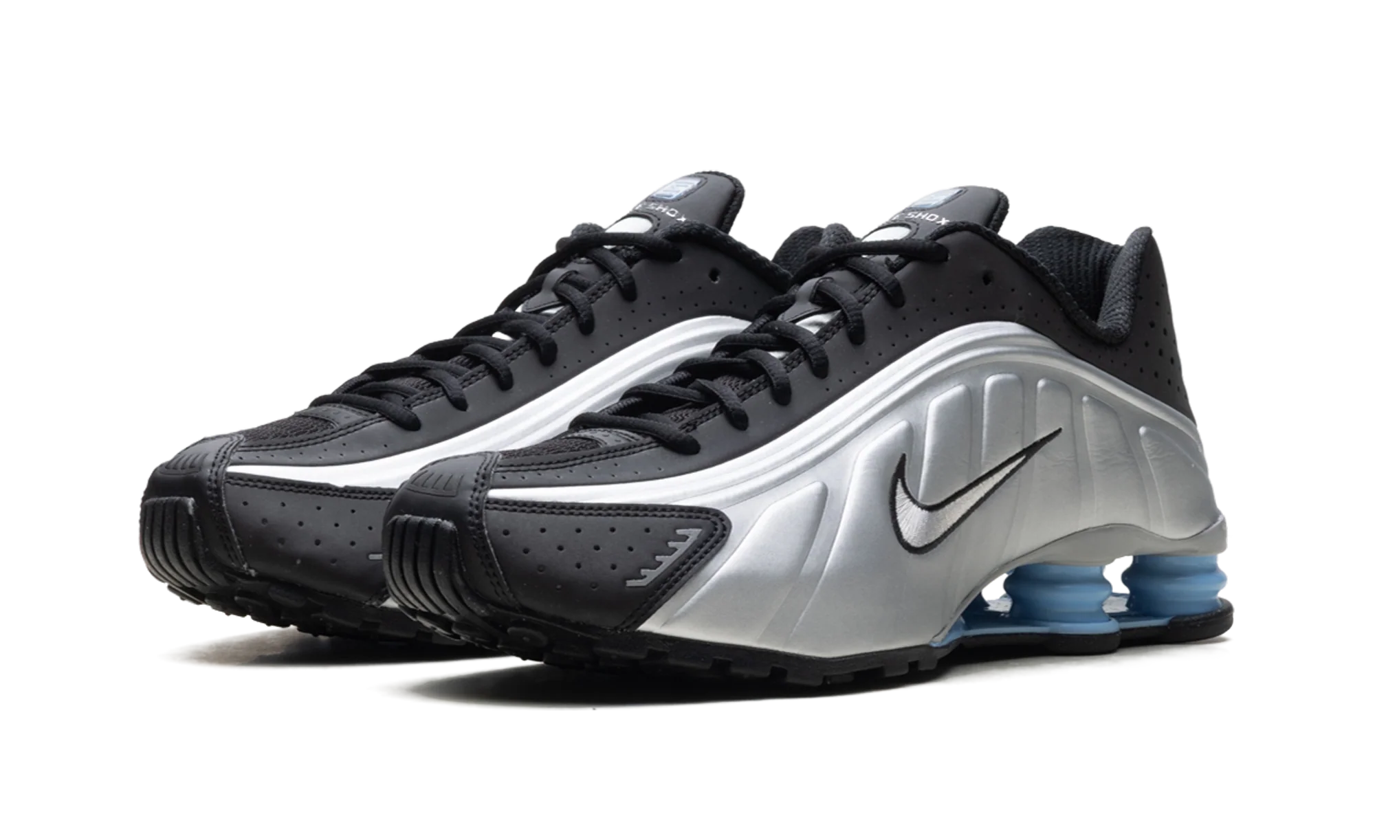 Shox R4 "Metallic Silver Black Psychic Blue" HQ1988 004