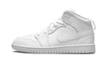 Jordan 1 MID PS "Triple White" 640734 130