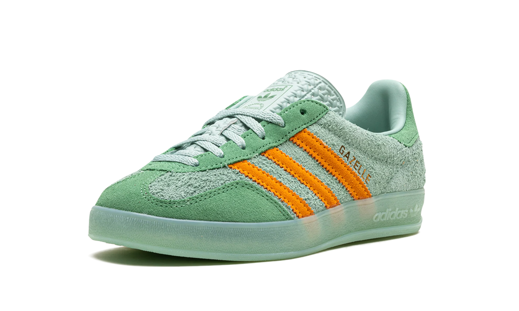 Gazelle Indoor WMNS "Hazy Green Crew Yellow" IG6783