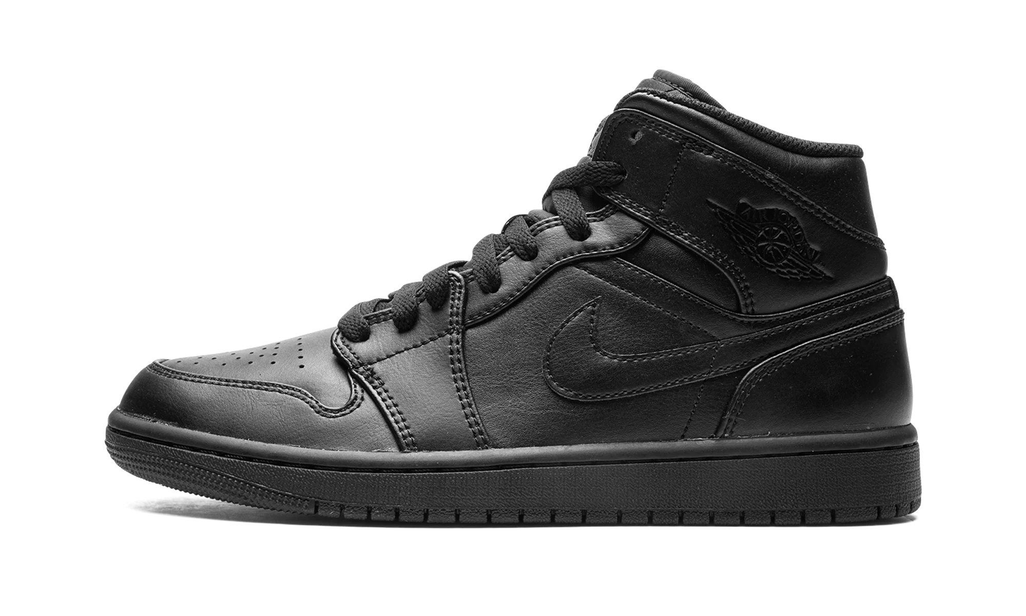 Air Jordan 1 Mid "Triple Black" 554724 093