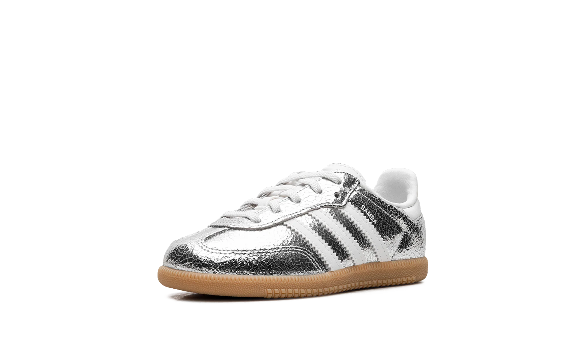Samba OG TD "Cracked Leather Silver" JS2096