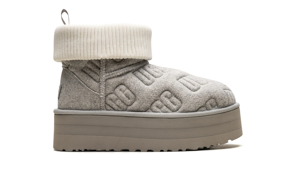 Classic Mini Platform Felted "Grey" 1144047 GREY