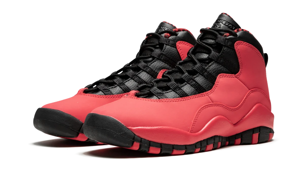 Air Jordan 10 Retro GS "Fusion Red" 487211 605