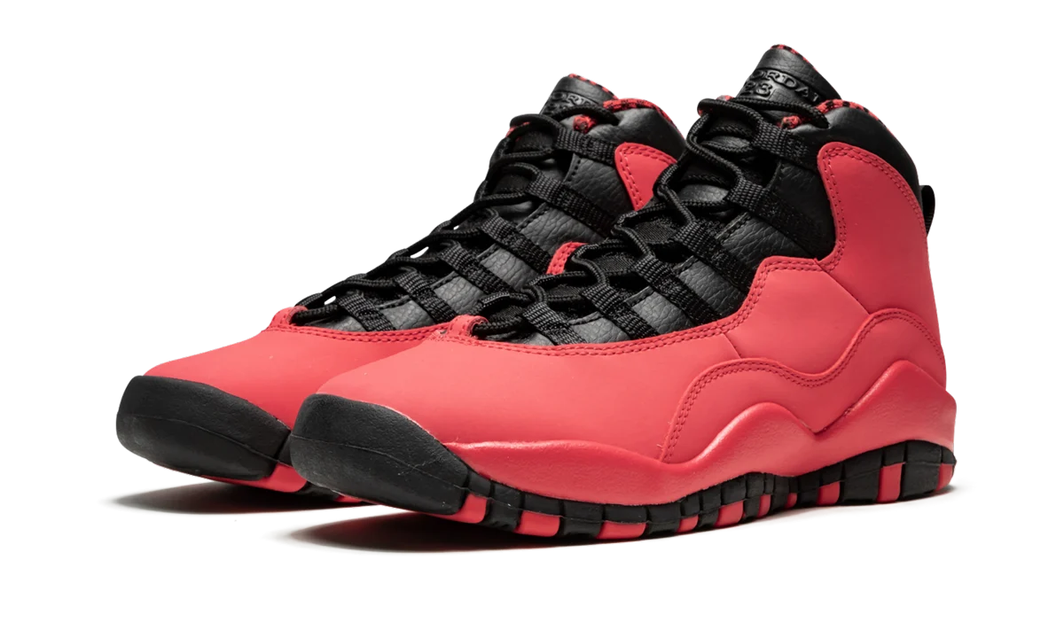 Air Jordan 10 Retro GS "Fusion Red" 487211 605