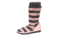 Classic Tall Stripe Cable Knit Boots PS "Bliss Pink Heather Grey" 5996K BPHG