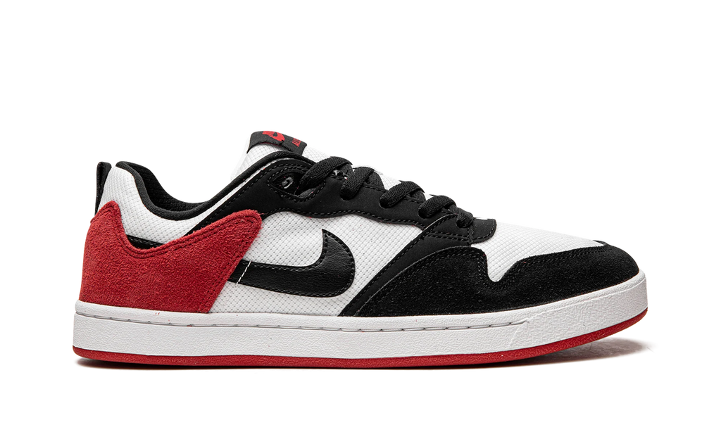 SB Alleyoop "White/Black-University Red" CJ0882 102