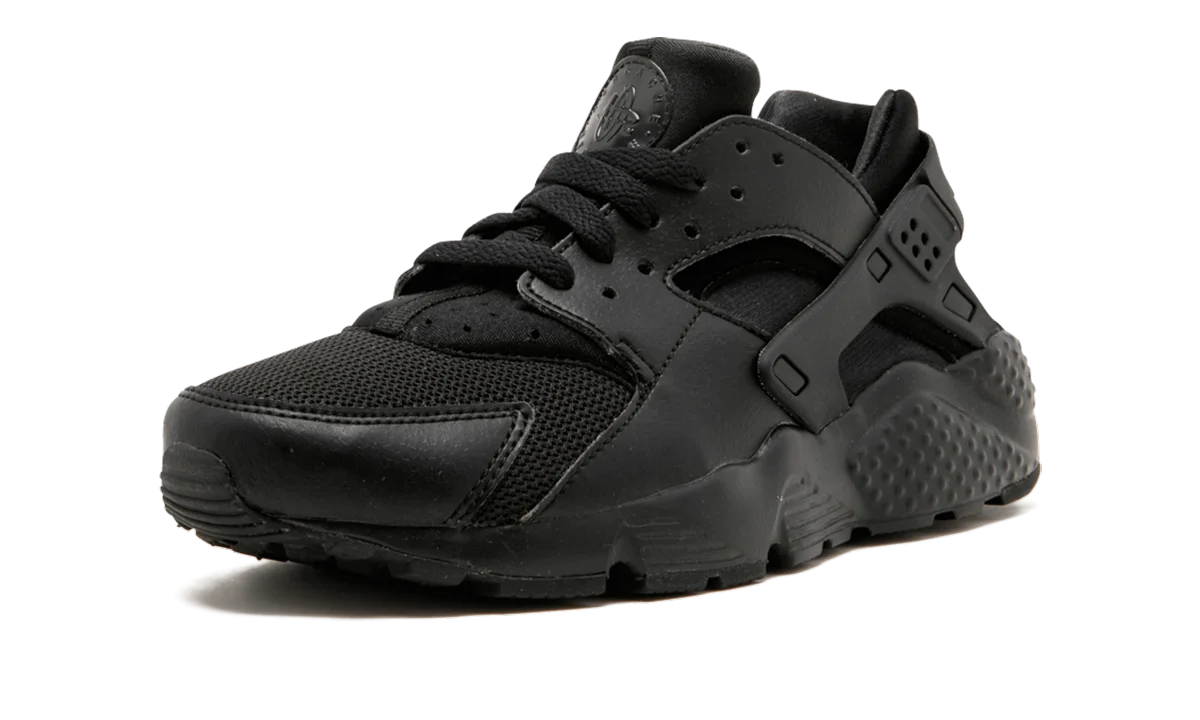 Huarache Run GS "Triple Black" 654275 016