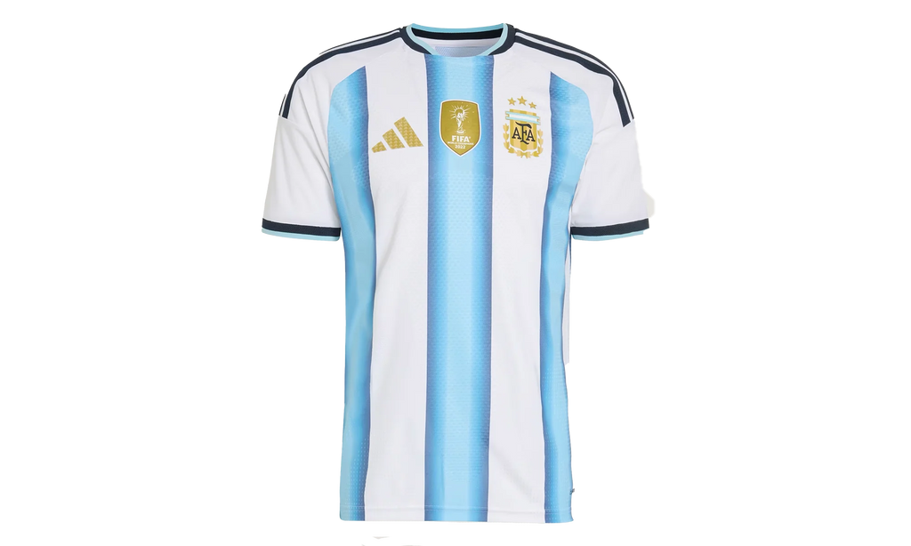 Argentina 26 Home Authentic Jersey "White Blue" JM5897