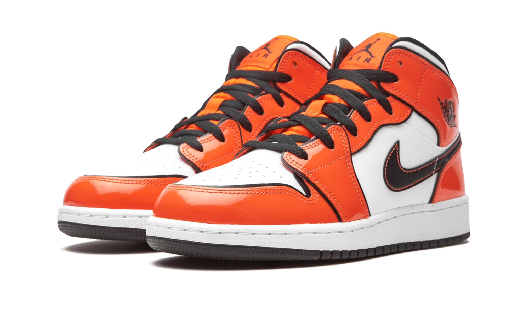 Air Jordan 1 Mid SE GS "Turf Orange" BQ6931 802