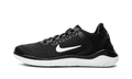 FREE RN 2018 MNS WMNS "BLACK WHITE" 942837 001