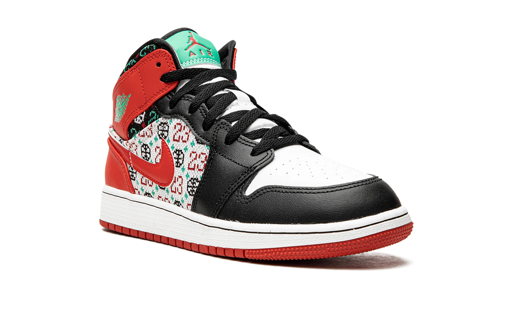 Jordan 1 Mid GS "Ugly Christmas Sweater" DM1208 150