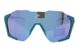 Charged Shield Sunglasses "Matte Bicoastal / Purple Mirror" IB3518X 300