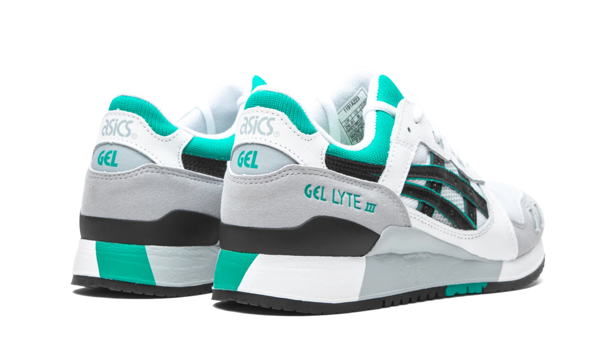 Gel Lyte III "White Black" 1191A223 100
