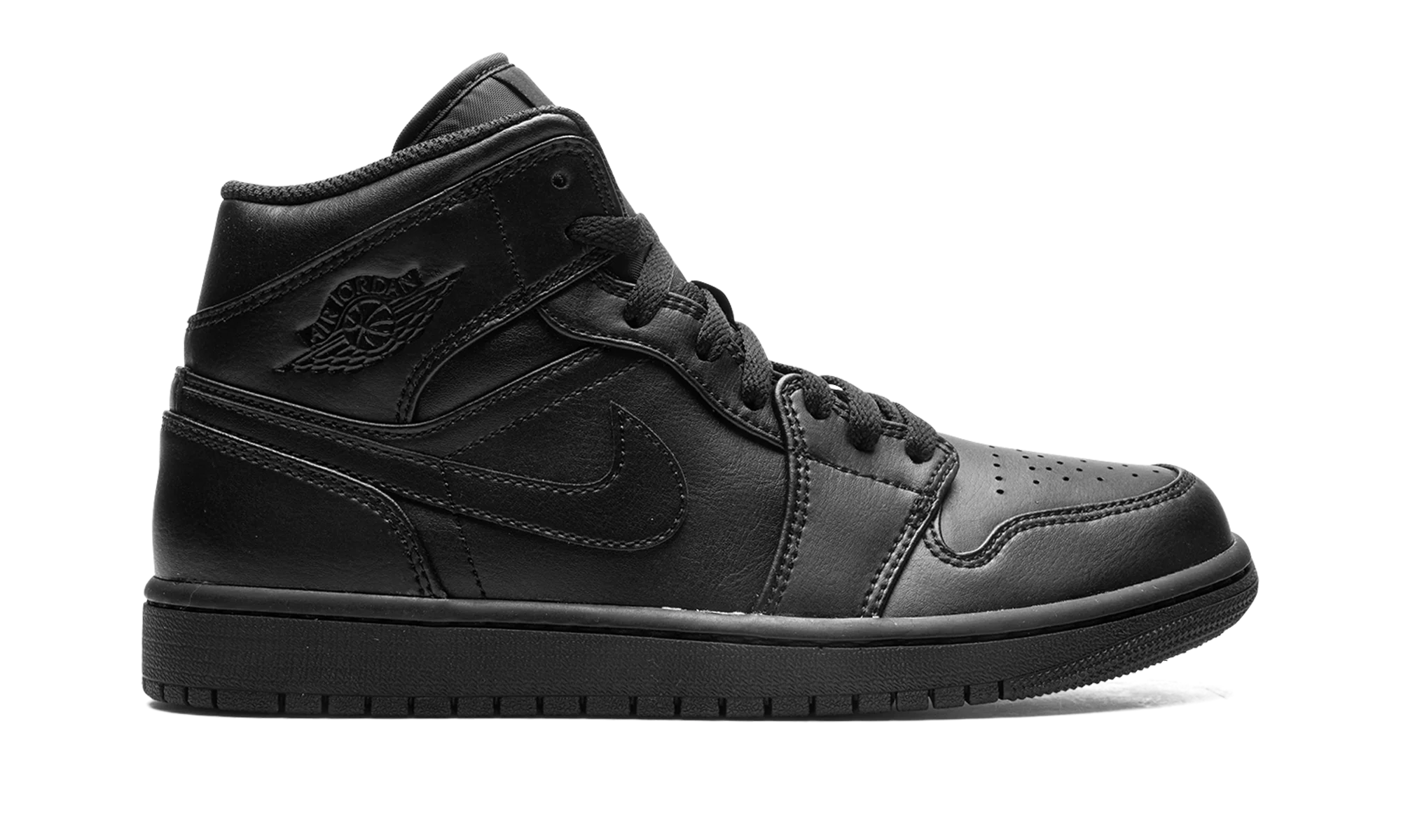 Air Jordan 1 Mid "Triple Black" 554724 093
