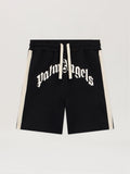 Curved Logo Track Sweatshorts