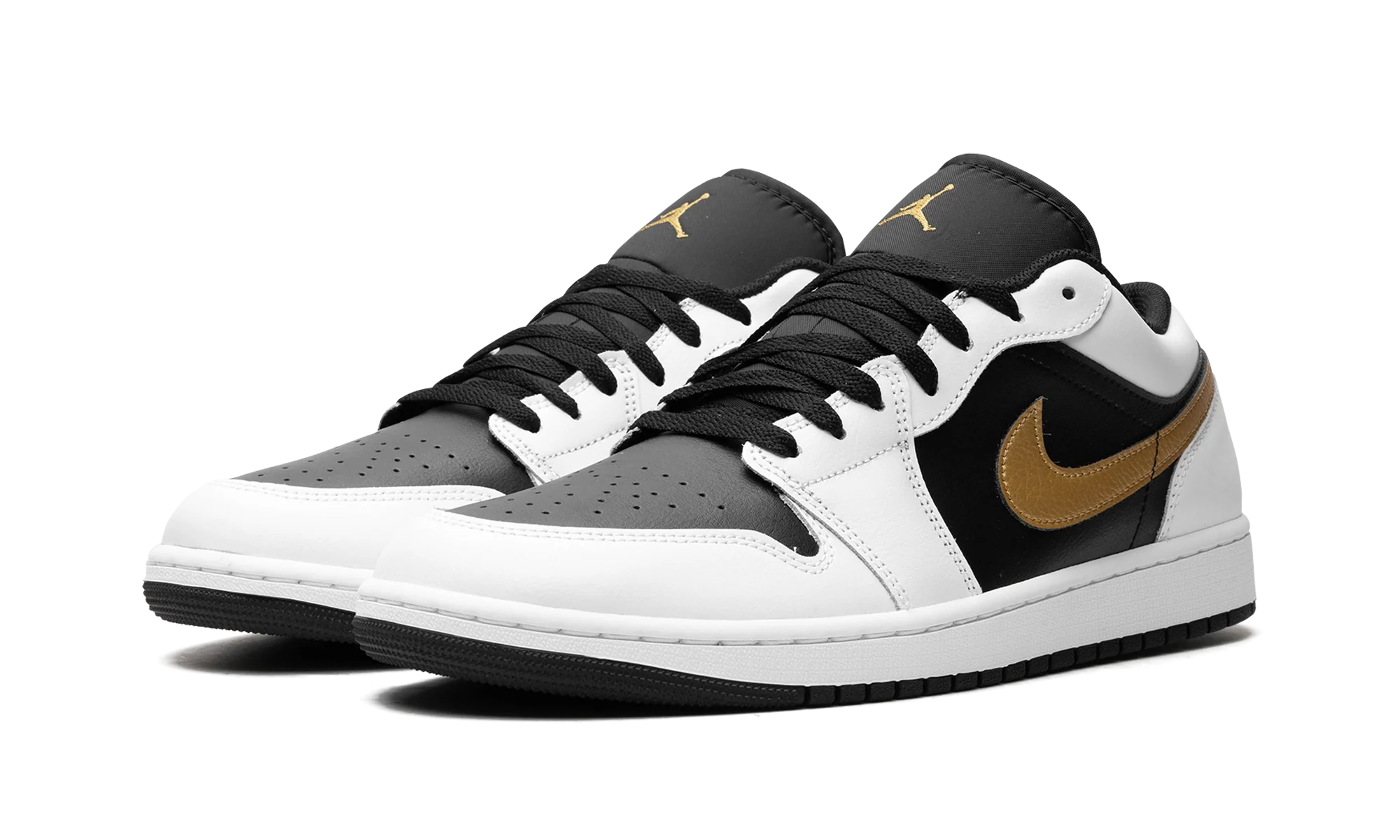 Air Jordan 1 Low "Gold Swoosh" 553558 172