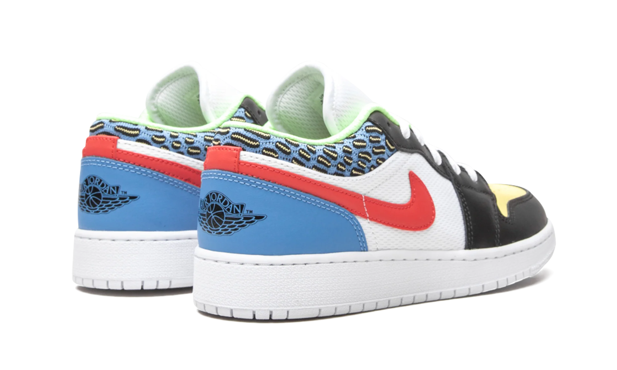 Air Jordan 1 Low GS "White Mesh / Multicolor" DH5927 006