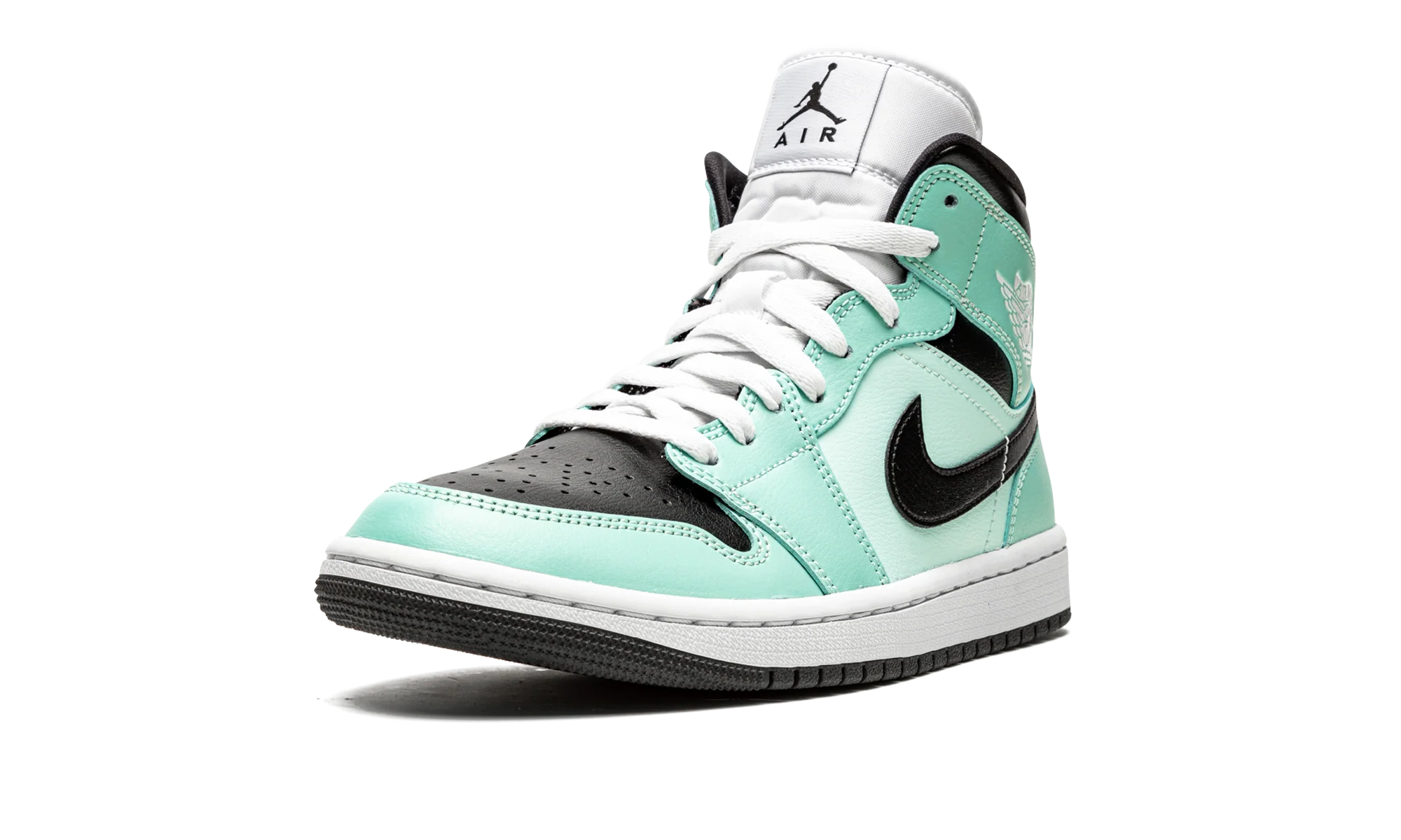 AIR JORDAN 1 MID WMNS "Aqua Black" BQ6472 300