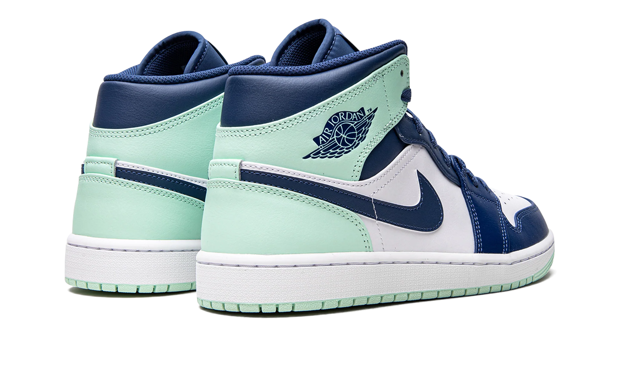 Air Jordan 1 Mid "Blue Mint" 554724 413