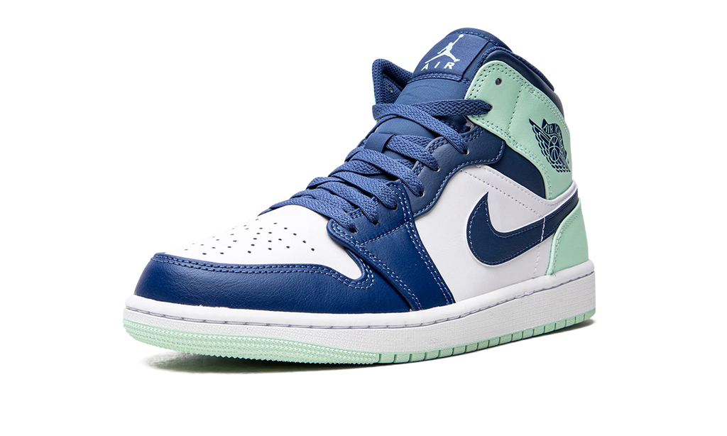 Air Jordan 1 Mid "Blue Mint" 554724 413