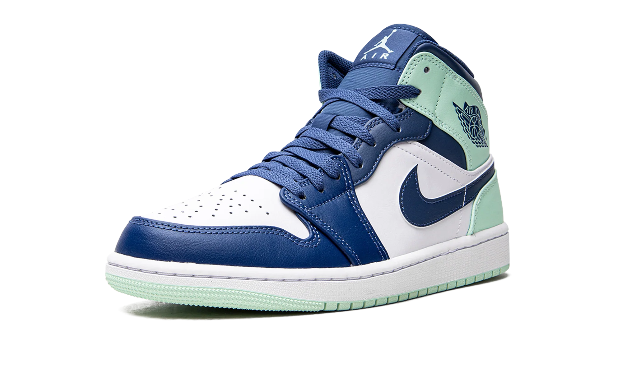 Air Jordan 1 Mid "Blue Mint" 554724 413