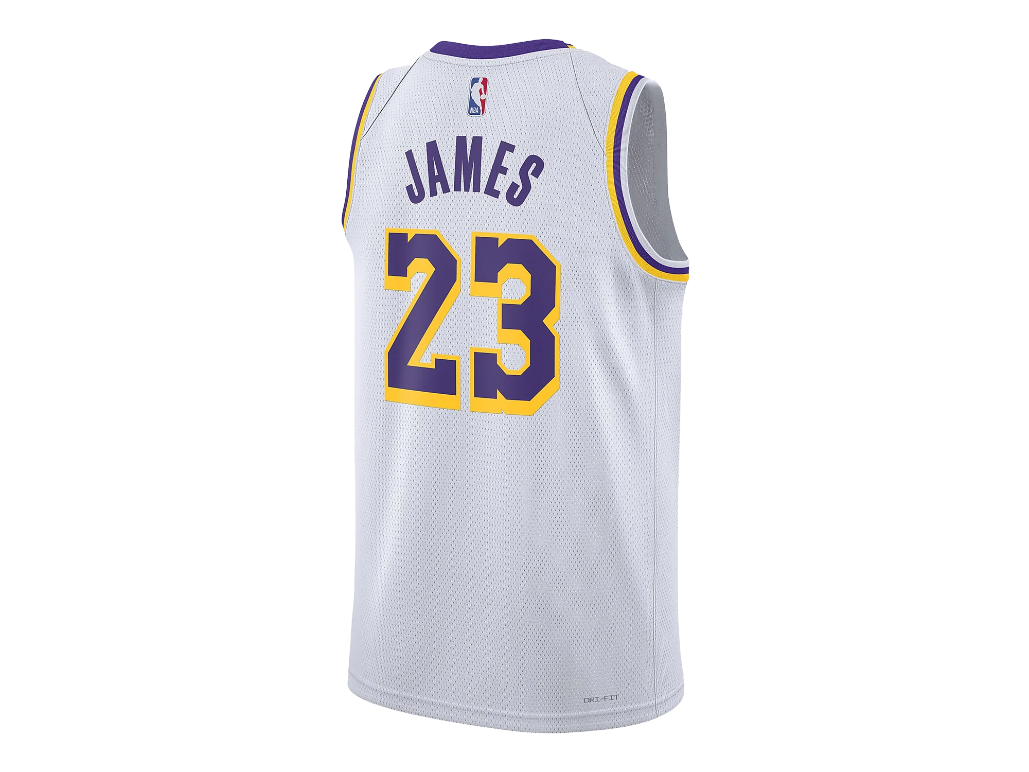 NBA SWINGMAN JERSEY LAKERS ASSOCIATION LEBRON JAMES "White" DN2081 103