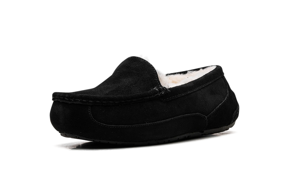 Ascot Slipper GS "Black Suede" 1120886K BLKS