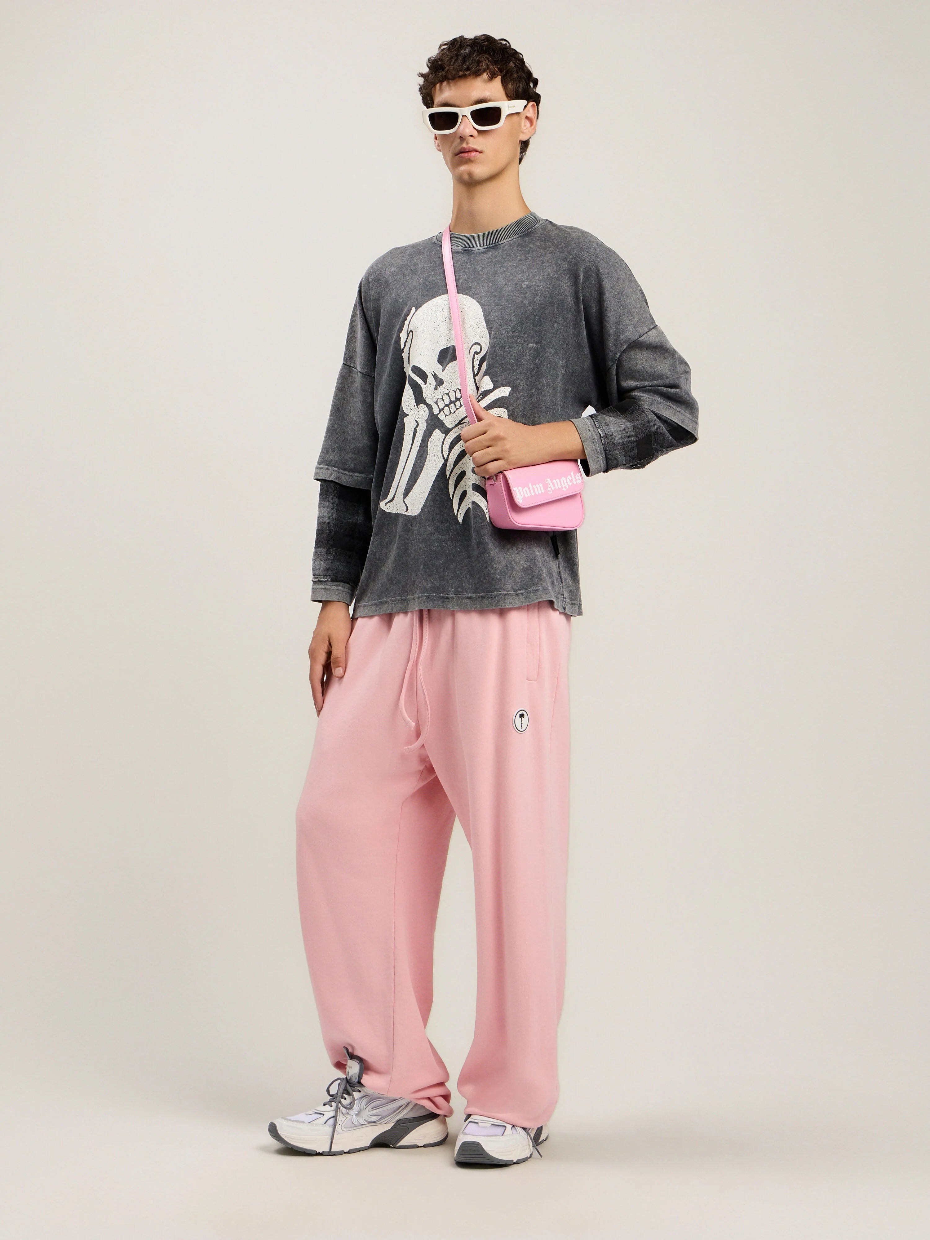 Skull Double Long-Sleeved Shirt