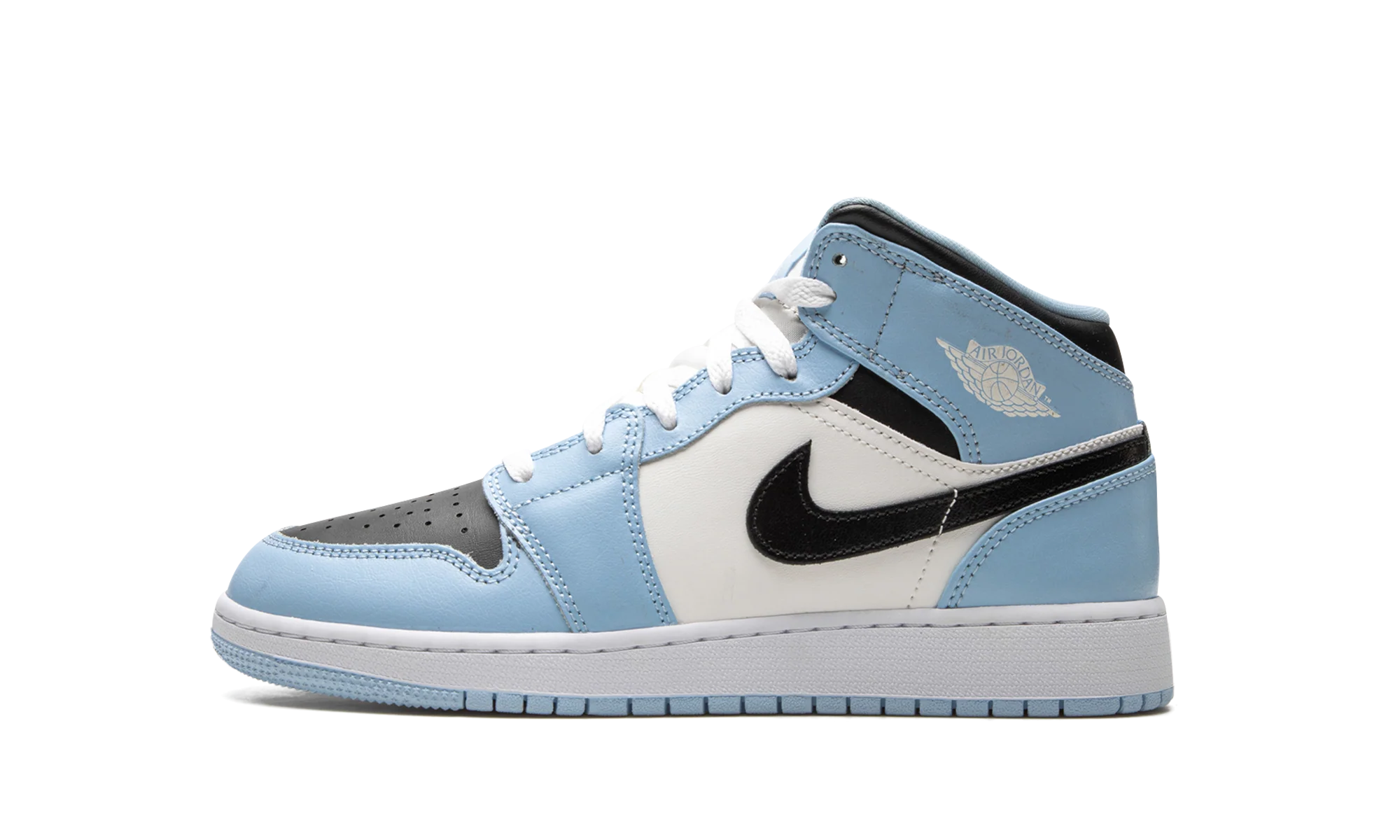 Air Jordan 1 Mid GS "Ice Blue" 555112 401