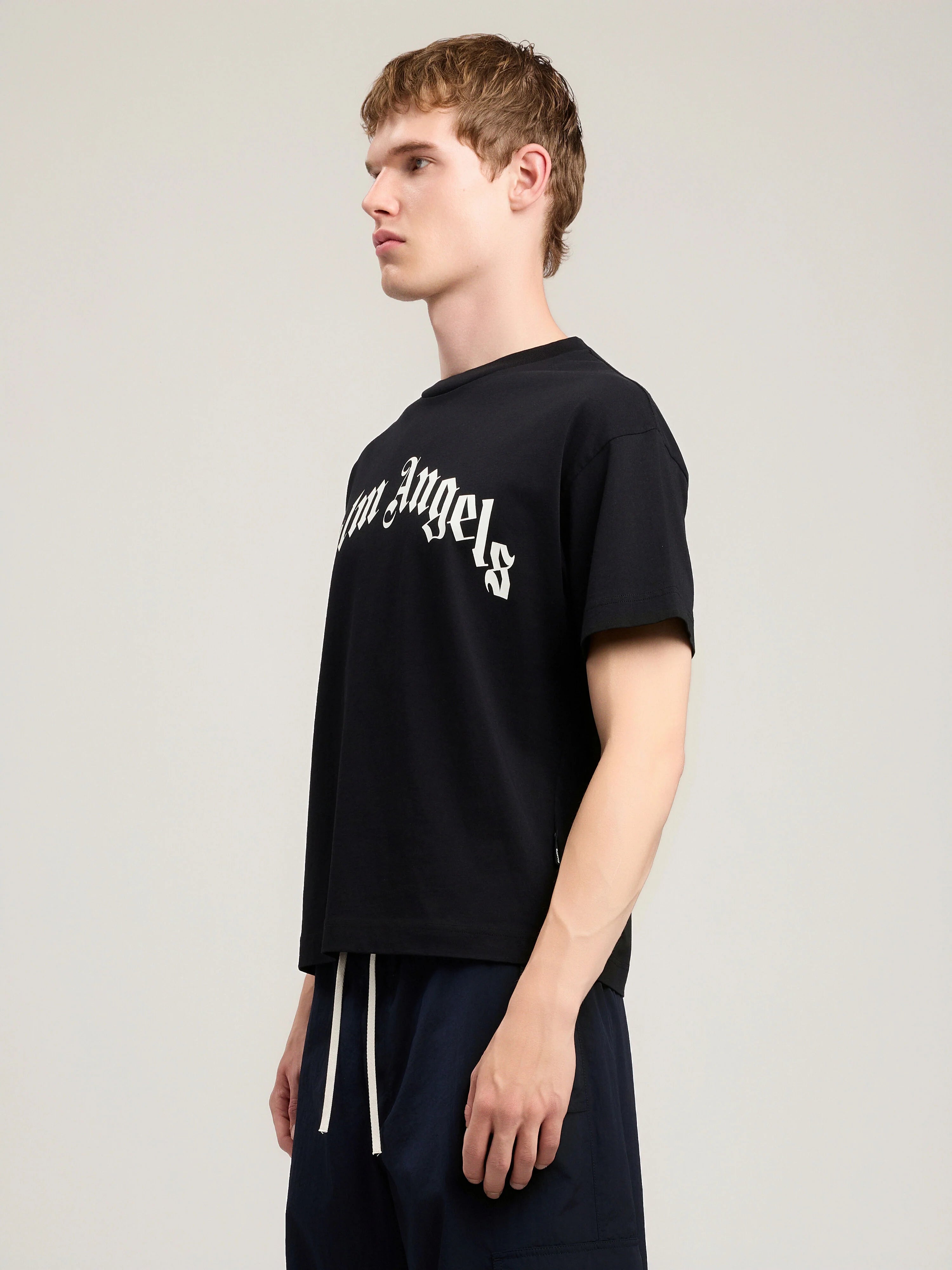 Curved Logo T-Shirt