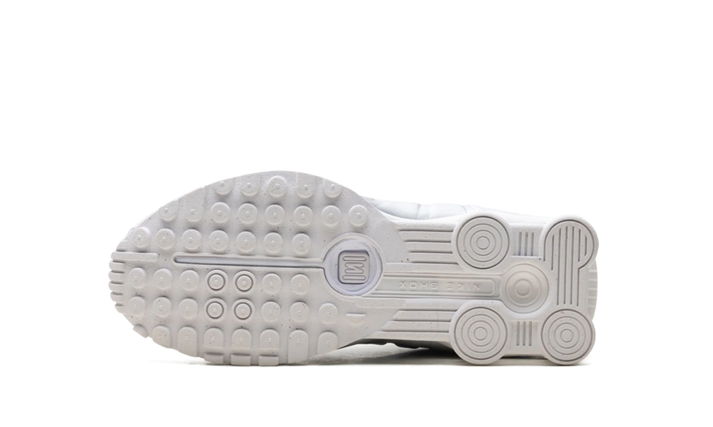 Shox R4 GS "White Bright Crimson Metallic Silver" CW2626 101