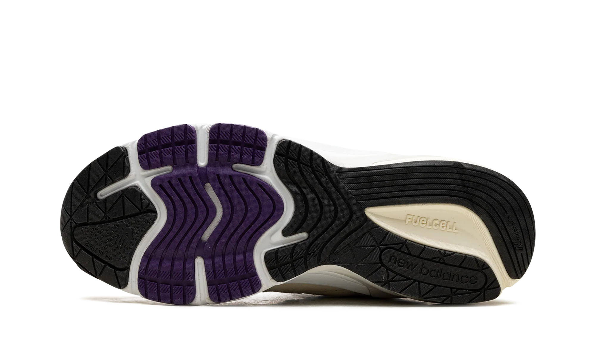 990v6 "Made In USA - Teddy Santis White Black Plum" U990WB6