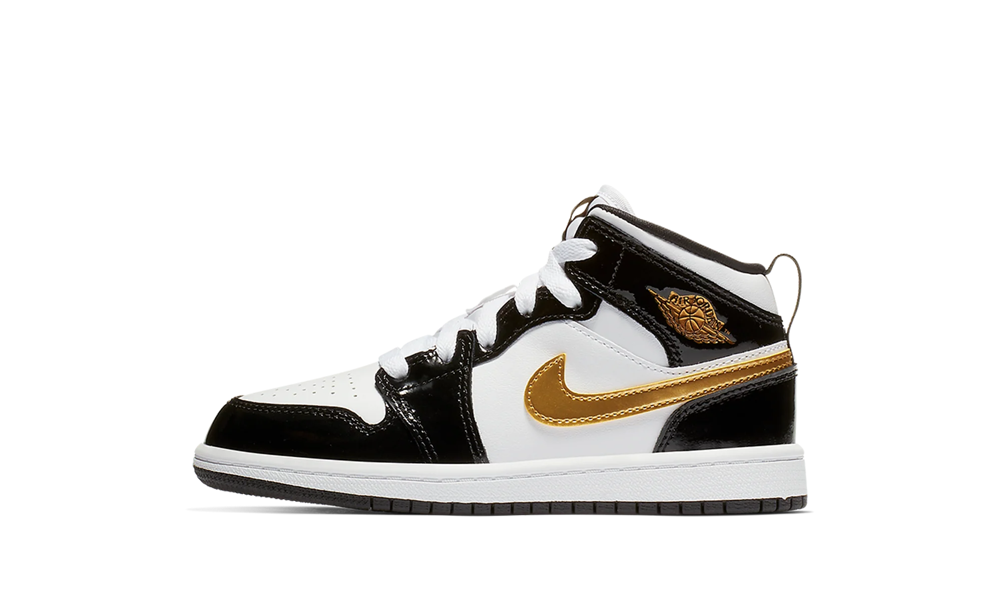Jordan 1 MID SE PS "Black/Gold" BQ6932 007