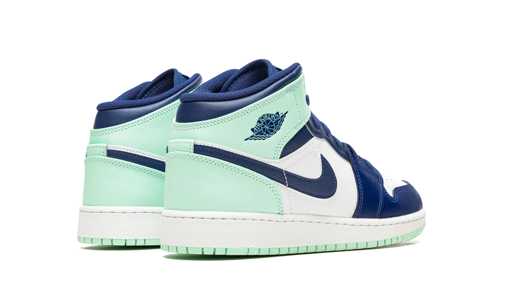 Air Jordan 1 Mid GS "Blue Mint" 554725 413