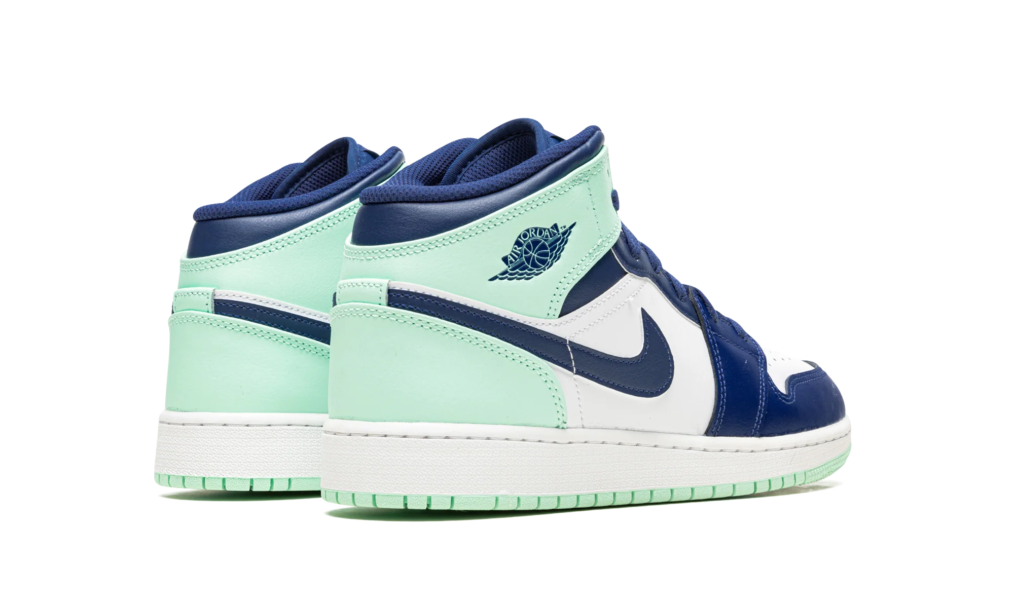Air Jordan 1 Mid GS "Blue Mint" 554725 413